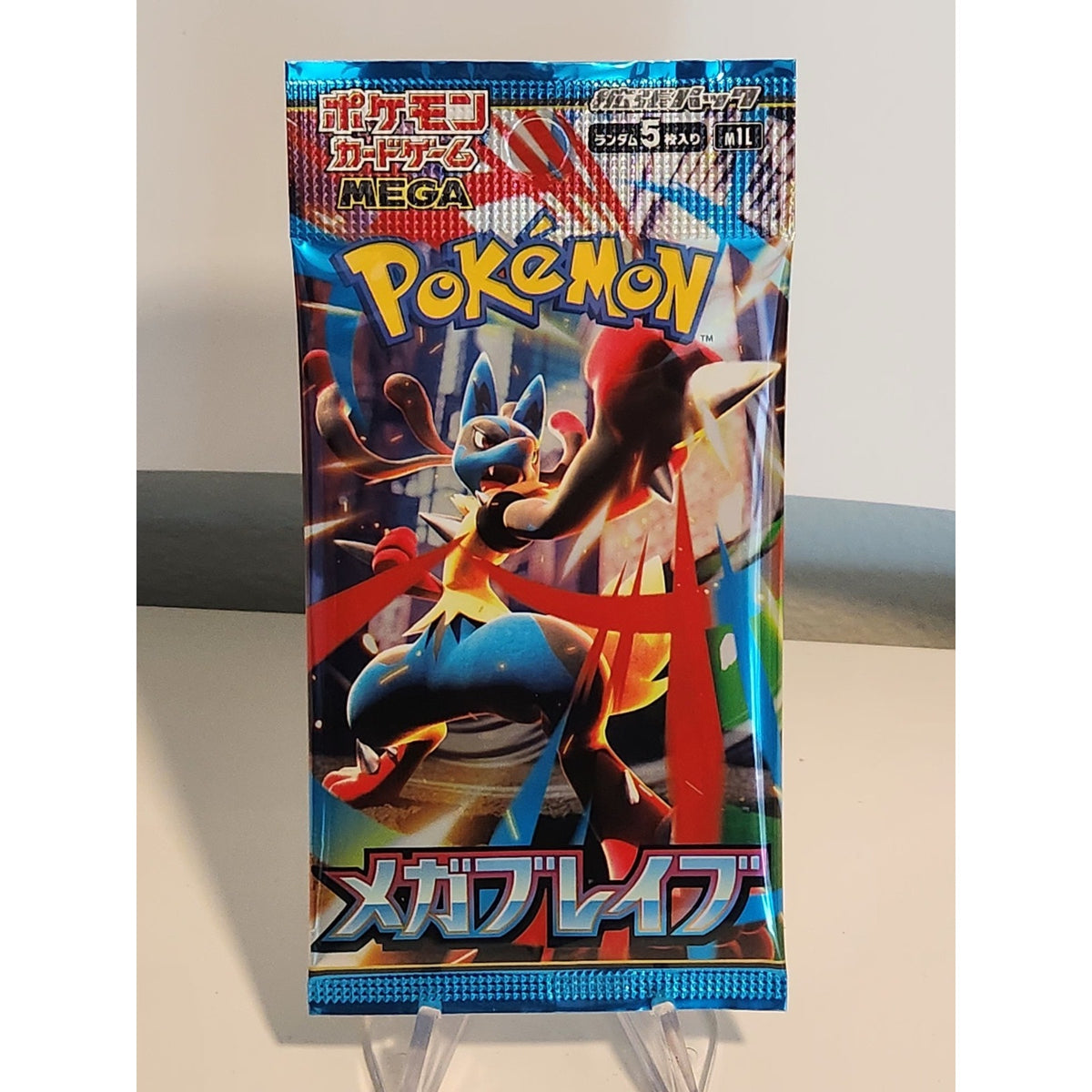 2025 Pokemon Japanese Pokemon x1 Booster pack Mega Brave M1L