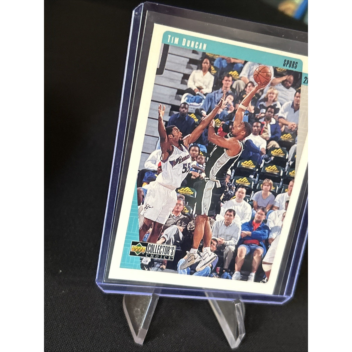 Tim Duncan 1997-98 Upper Deck RC Collector's Choice #323 Spurs - Excellent Cond