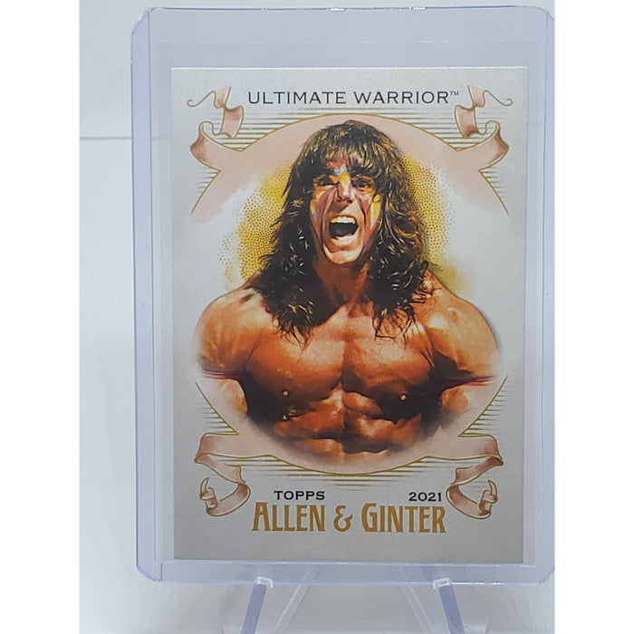 2021 Topps Heritage WWE Allen & Ginter Ultimate Warrior #AG-28 HOF