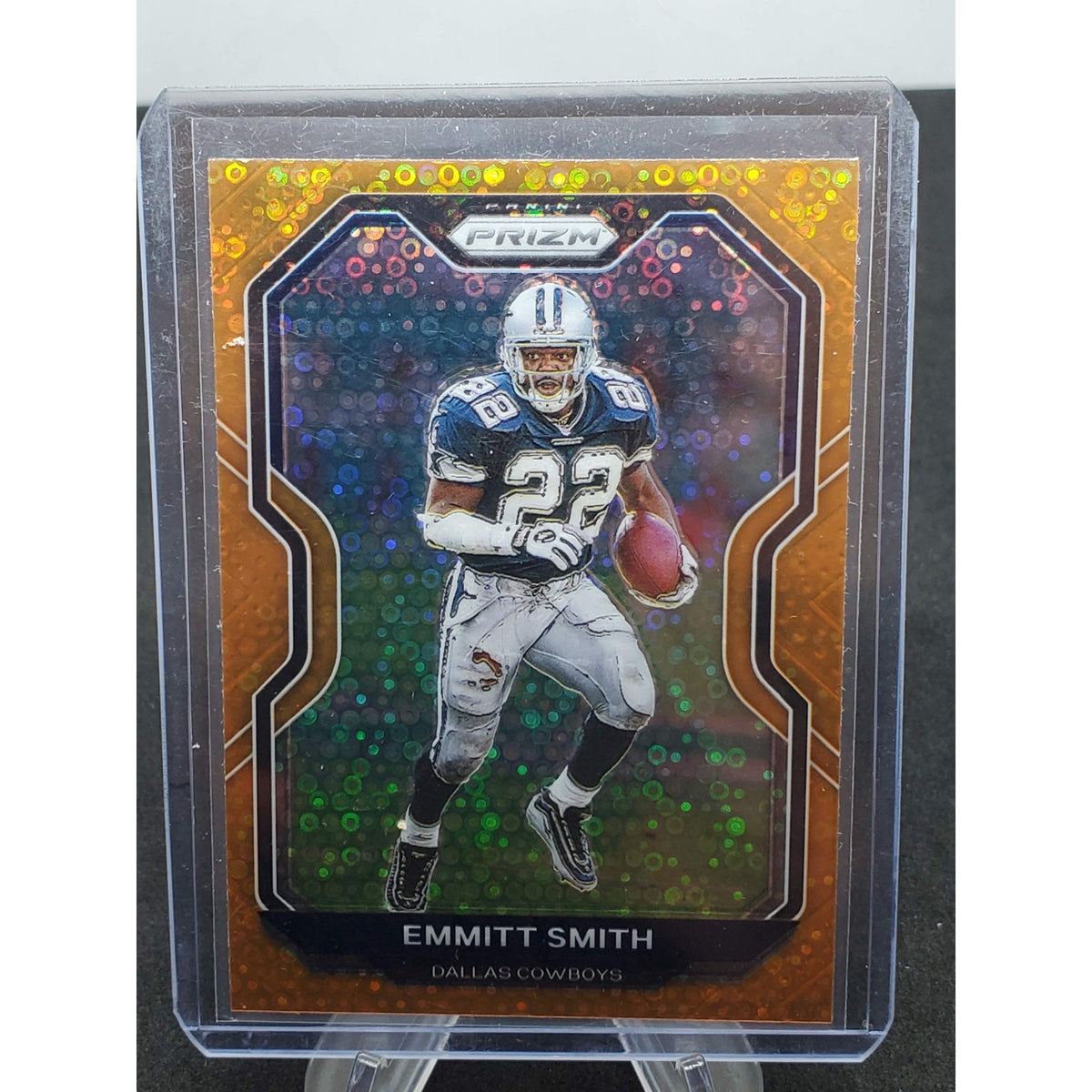 2020 Panini Prizm - Emmitt Smith #157 Orange Disco Prizm