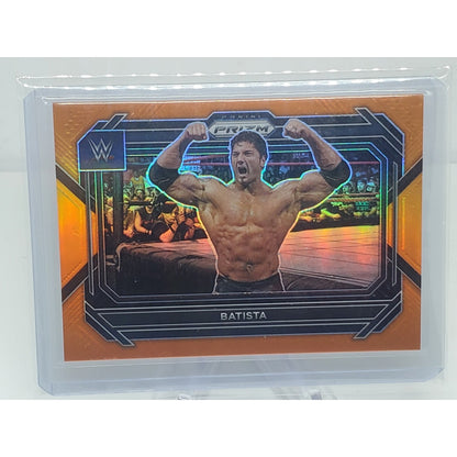 2023 WWE Prizm Orange Prizm #8 Batista /99