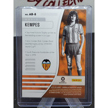 2019-20 Panini Chronicles Absolute Rainbow Foil #8 Mario Kempes Valencia CF
