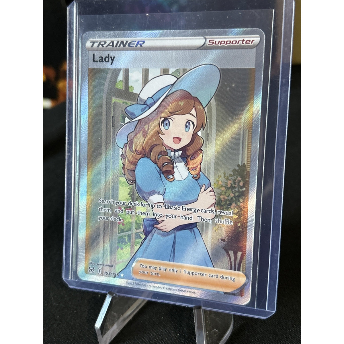Lady Full Art Trainer Lost Origin 193/196 Pokemon TCG Card / Pack Fresh New