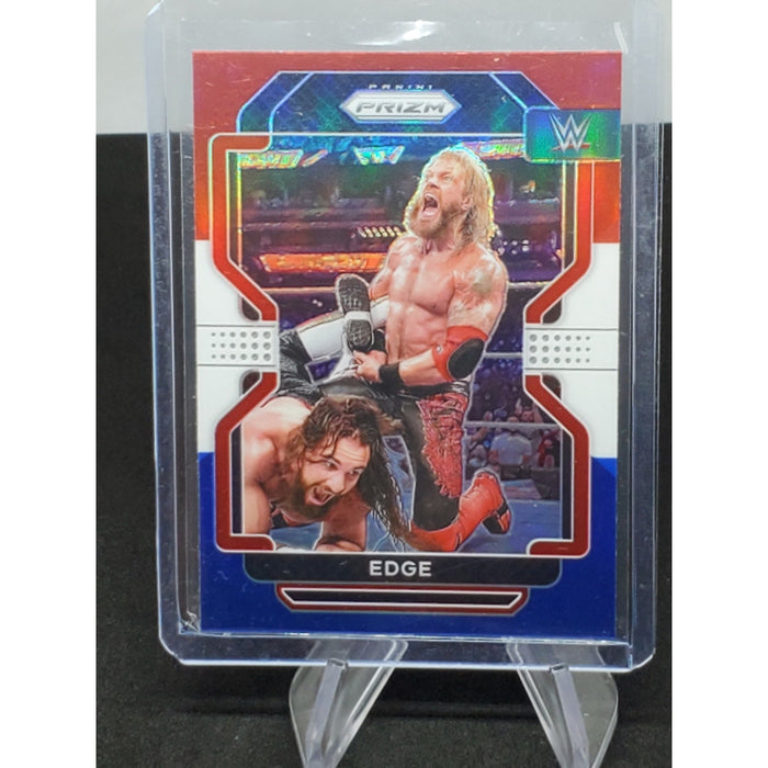 2022 Panini Prizm WWE Red White & Blue Prizm Edge #164