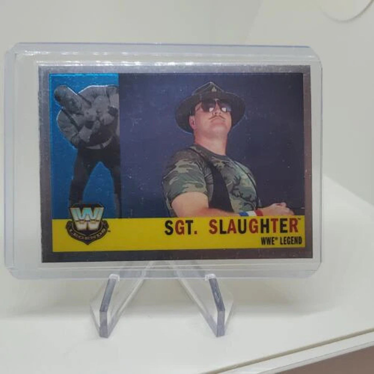 WWE Wrestling 2006 Topps Heritage Chrome#86 Sgt. Slaughter