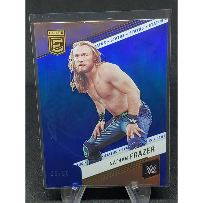 Nathan Frazee 2023 Panini Donruss Elite WWE Blue Checkerboard # /80