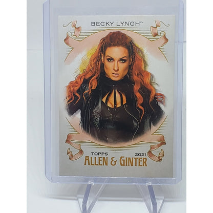 2021 Topps Heritage WWE Allen and Ginter #AG5 Becky Lynch