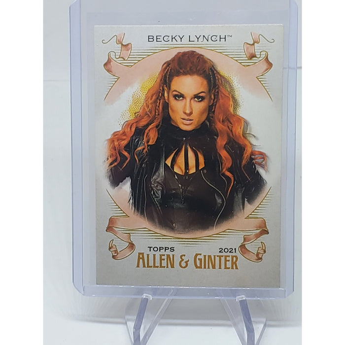2021 Topps Heritage WWE Allen and Ginter #AG5 Becky Lynch