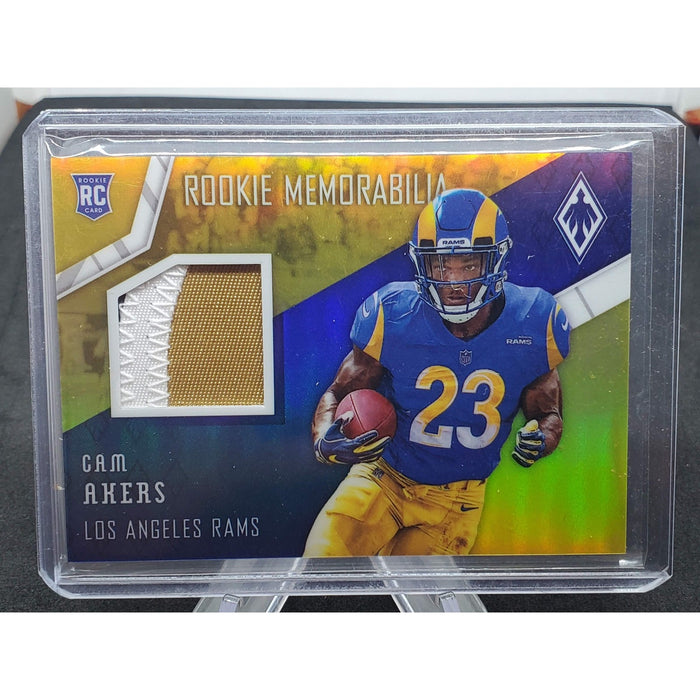 2020 Panini Phoenix - Rookie Memorabilia Cam Akers #24 Prime Yellow /50 (MEM,...