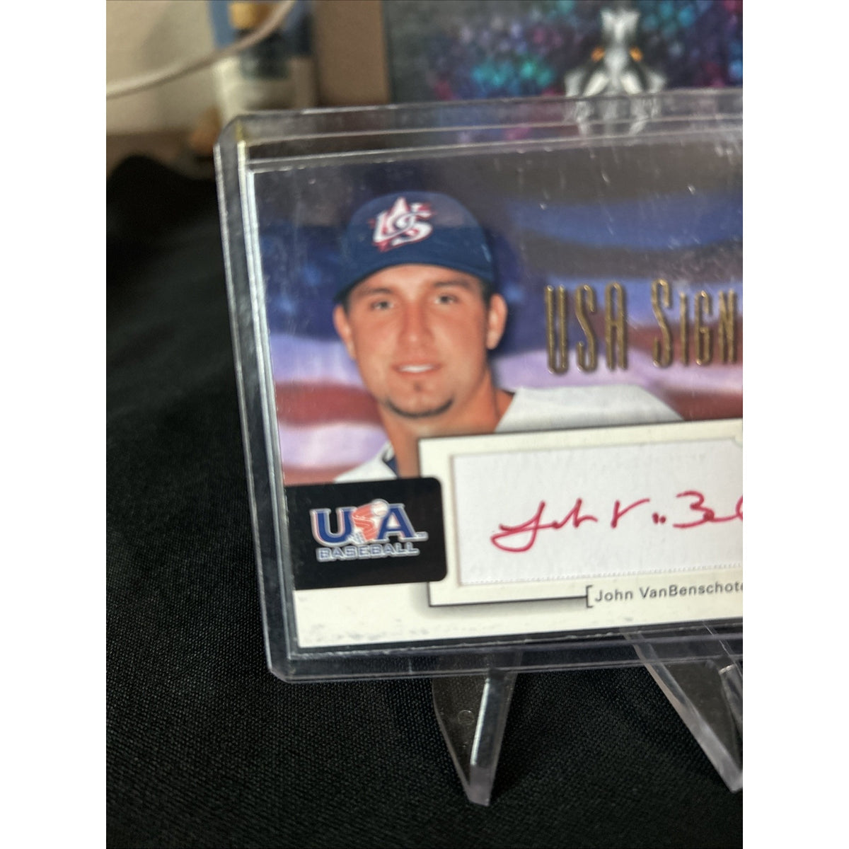 2004 SP Authentic USA Signatures #USA-20 John Van Benschoten Red Ink 38/50 Rare