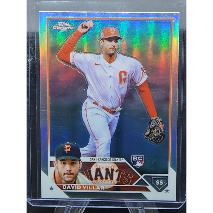 2023 Topps Chrome David Villar Rookie Refractor RC 🔥 San Francisco Giants