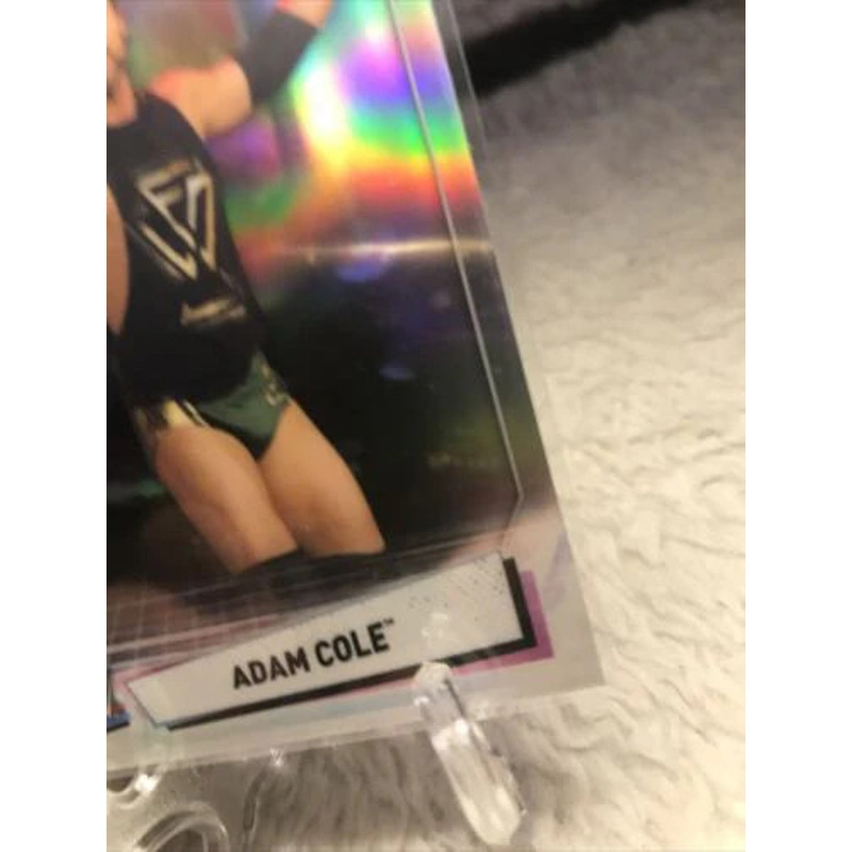 Refractor Parallel 2021 Topps Chrome WWE Adam Cole #72 Pack Fresh New Aew Card