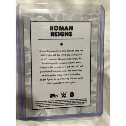 2025 Topps WWE X Bape - Roman Reigns #4