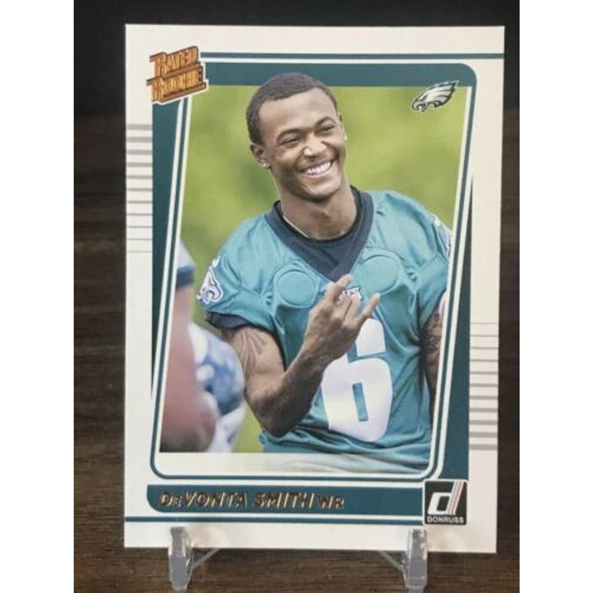 2021 Donruss Devonta Smith Portrait Rated Rookie RC #261 Eagles