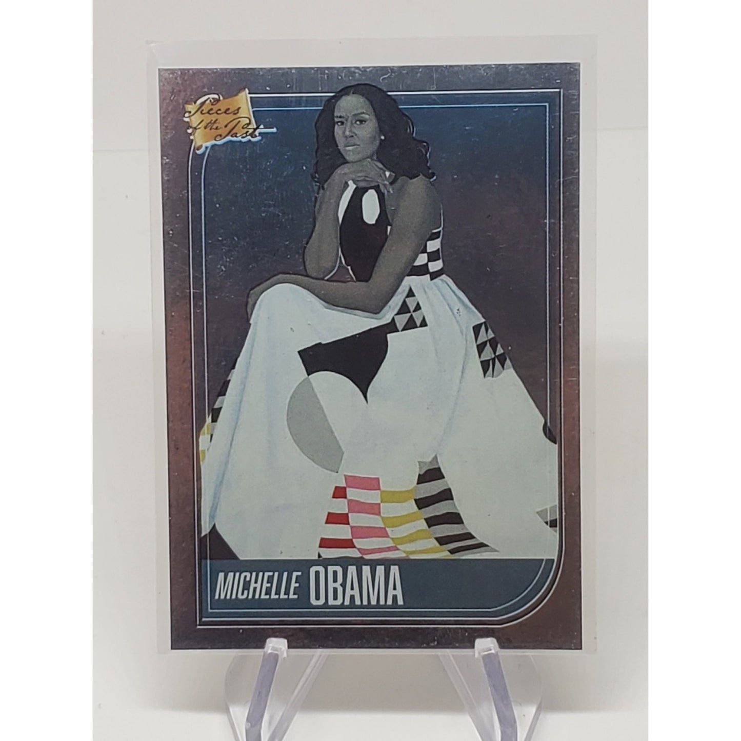 MICHELLE OBAMA 2021 PIECES OF THE PAST BLUE FOIL PARALLEL