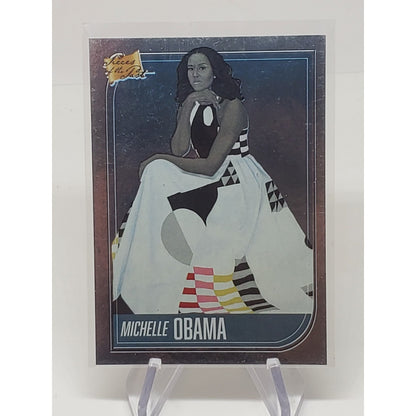 MICHELLE OBAMA 2021 PIECES OF THE PAST BLUE FOIL PARALLEL