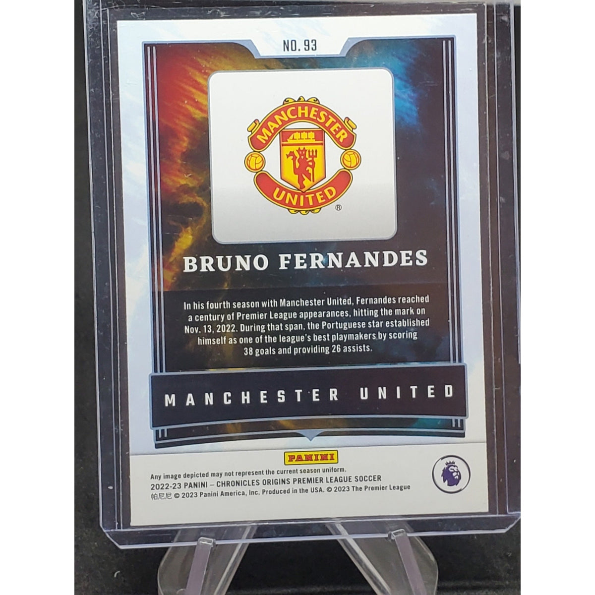 2022-23 Panini Chronicles - Base Premier League Origins Bruno Fernandes #93 Red