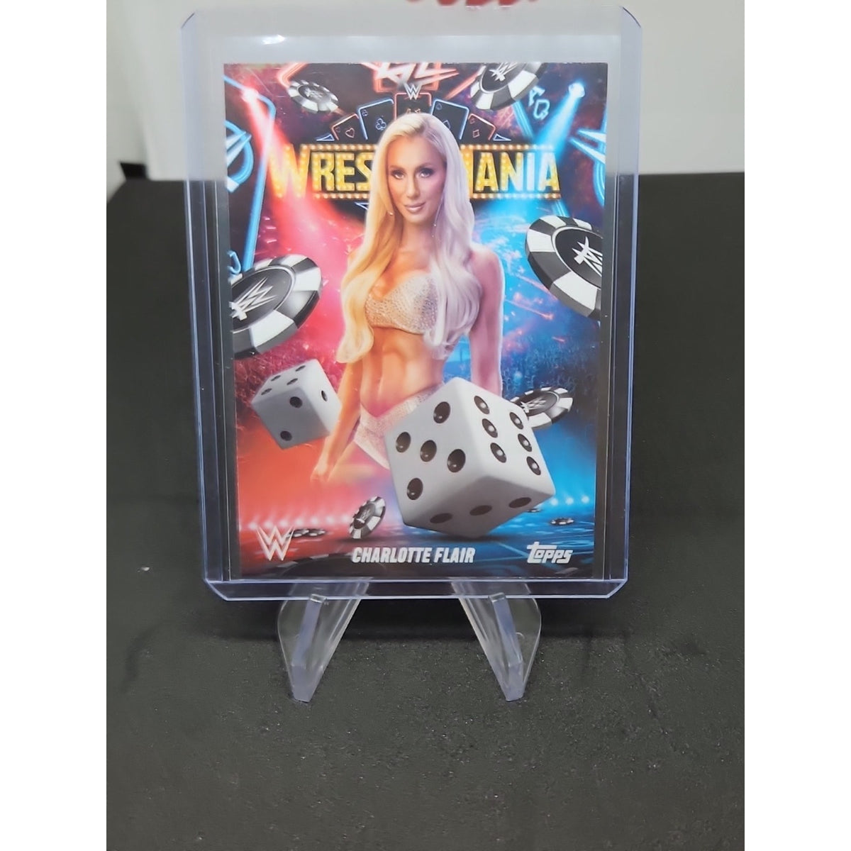 2025 Topps Wrestlemania World Exclusive Event Charlotte Flair Base #wm-13