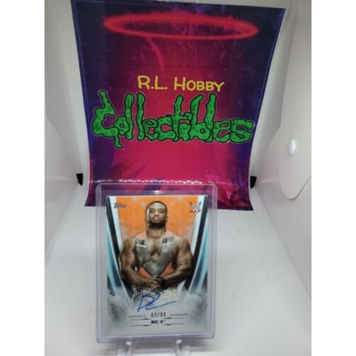 BIG E 2020 TOPPS WWE UNDISPUTED ON CARD AUTO ORANGE /99