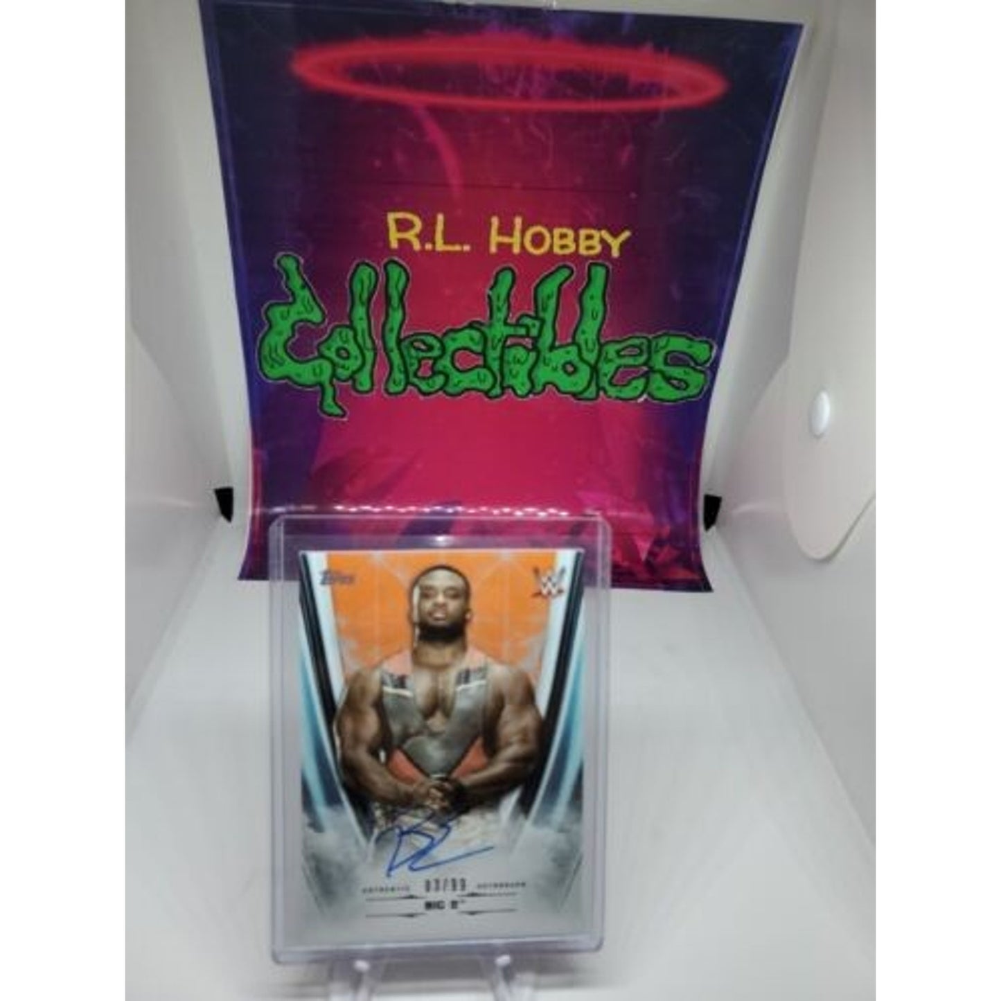BIG E 2020 TOPPS WWE UNDISPUTED ON CARD AUTO ORANGE /99