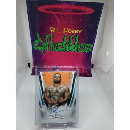 BIG E 2020 TOPPS WWE UNDISPUTED ON CARD AUTO ORANGE /99