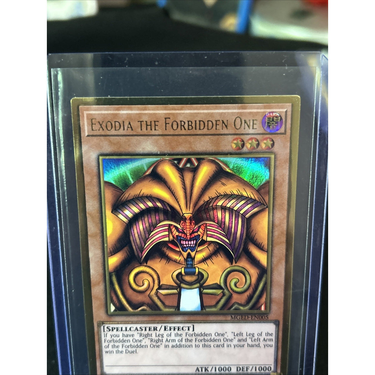 Yugioh Exodia the Forbidden One Gold Rare MGED-EN005 1st Ed Pre-Order 11/19