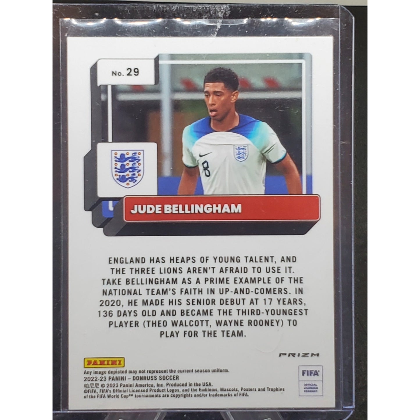 2022-23 Panini Donruss - Jude Bellingham #29 Optic Holo Prizm