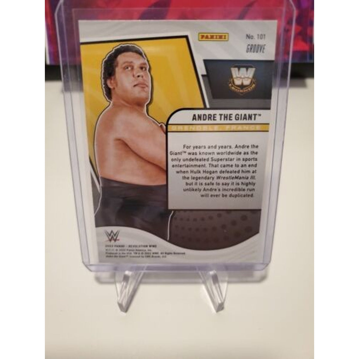 2022 Panini Revolution WWE Groove Andre The Giant Legends #101