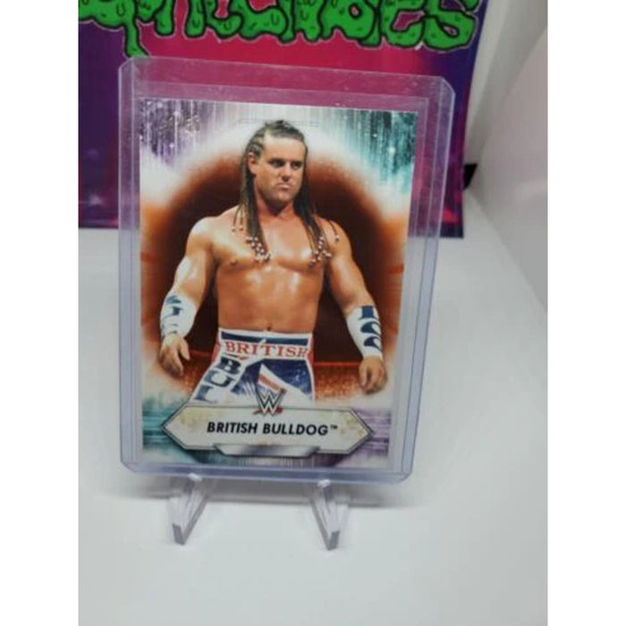 2021 WWE TOPPS #193 british bulldog light Orange parallel #/50