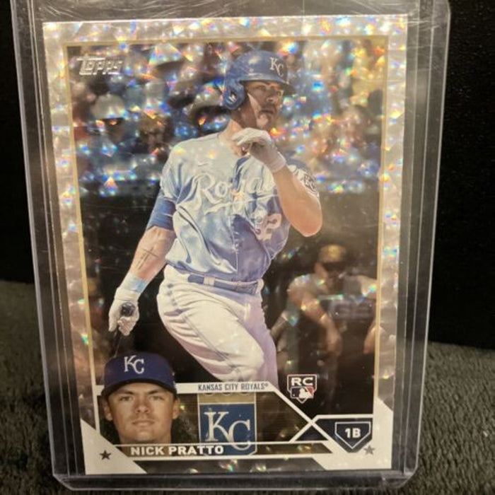 2023 Topps Series 1 NICK PRATTO Collectors Super Box Silver Foil Board RC New