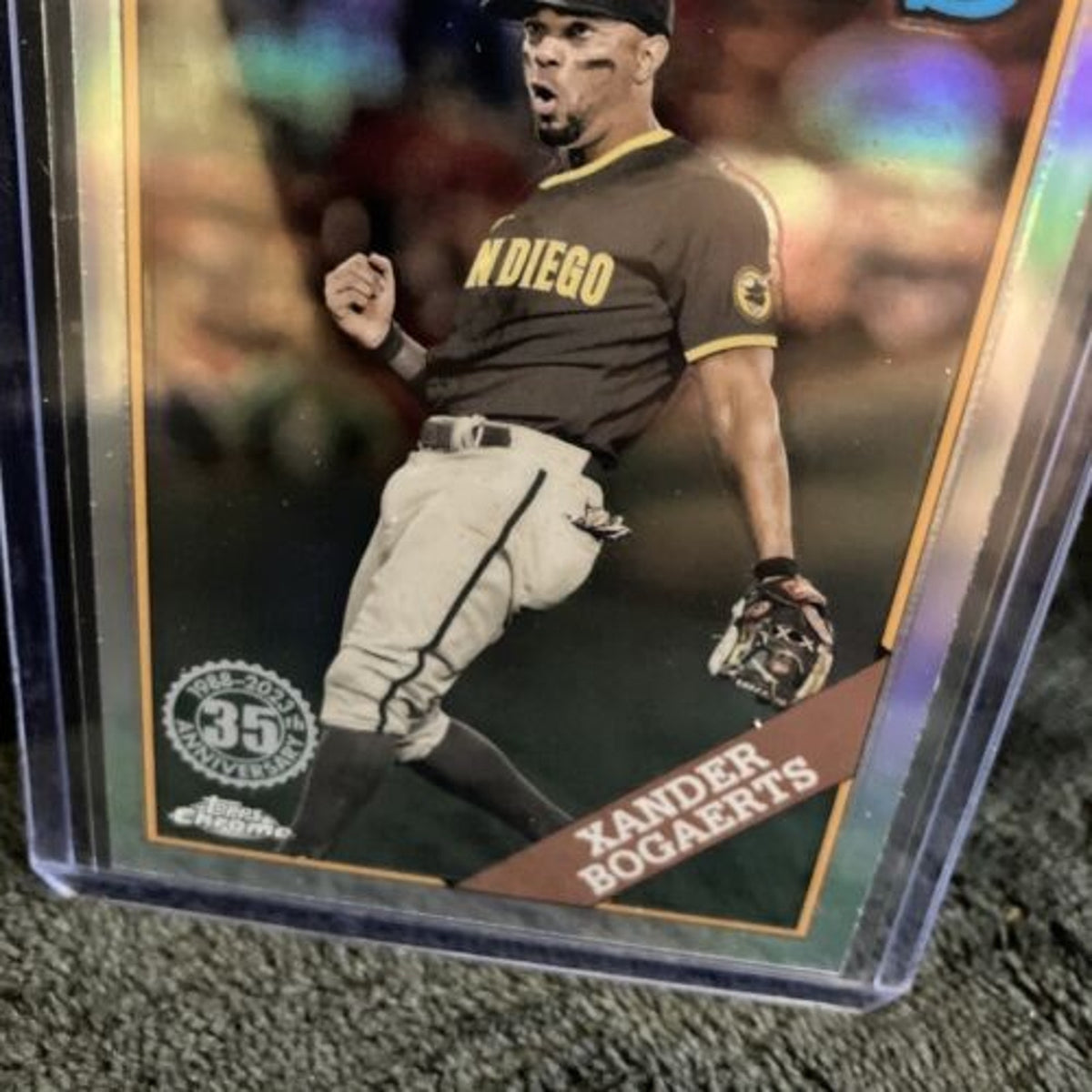 New 2023 Topps Chrome Xander Bogaerts #88BC-8 35th Anniversary Boston Red Sox