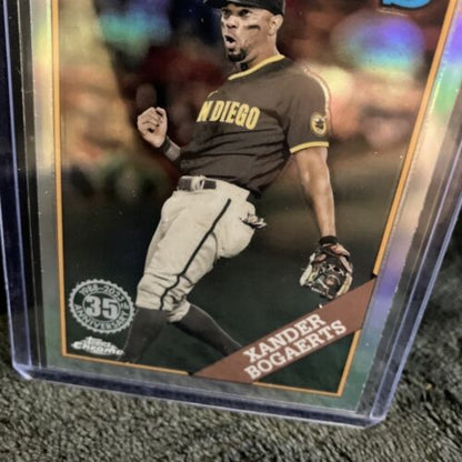 New 2023 Topps Chrome Xander Bogaerts #88BC-8 35th Anniversary Boston Red Sox