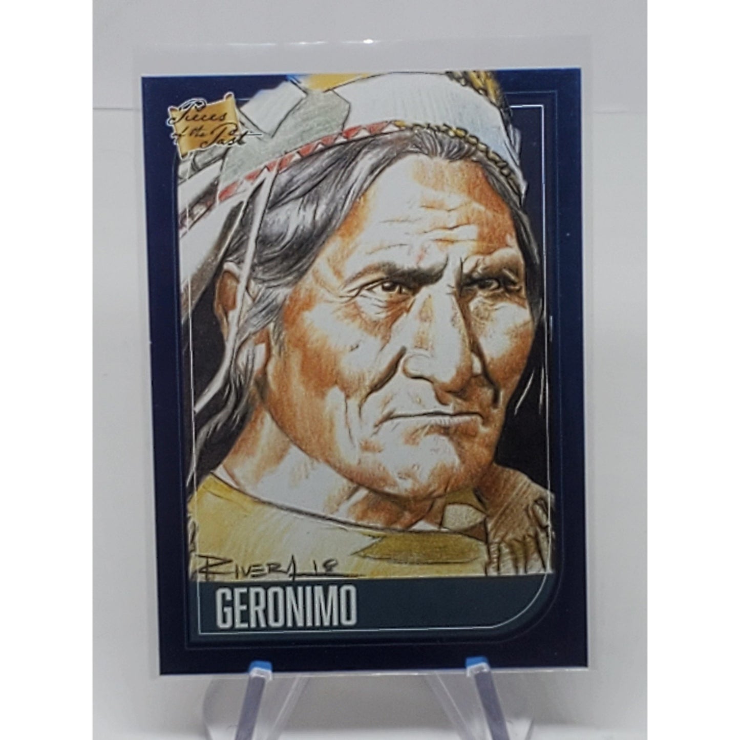 GERONIMO 2021 PIECES OF THE PAST HISTORICAL EDITION BLUE Refractor #48