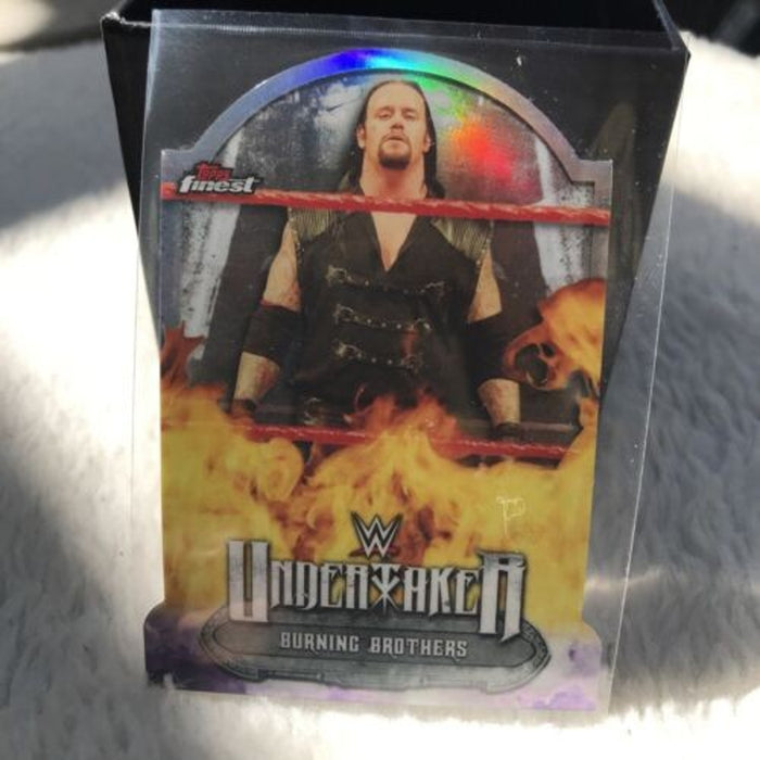 Refractor Card THE UNDERTAKER 2021 Topps WWE Finest Burning Brothers Unforgiven