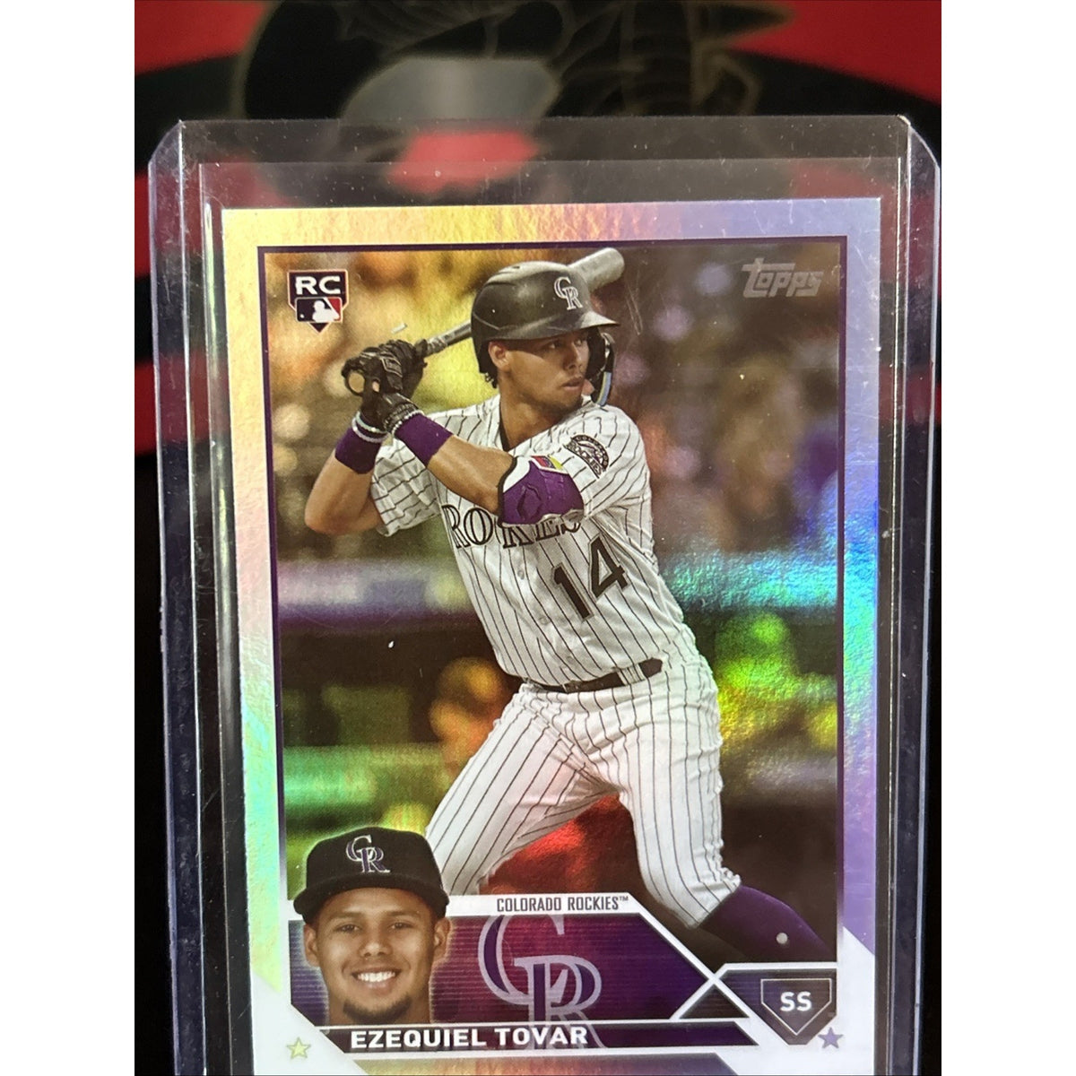 2023 Topps Series 2 Ezequiel Tovar Rainbow Foil Rookie / Pack Fresh New