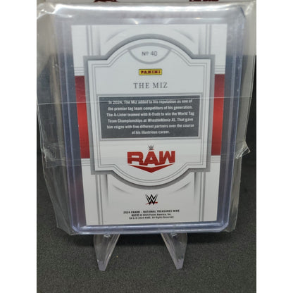 2024 Panini National Treasures WWE - The Miz #40 Red /99