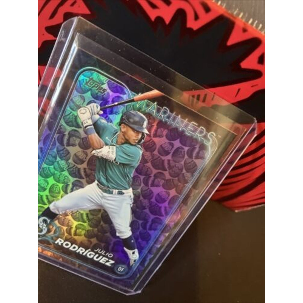 2024 Topps Series 1 Julio Rodriguez EASTER EGGS FOIL SP #44 Pack Fresh New