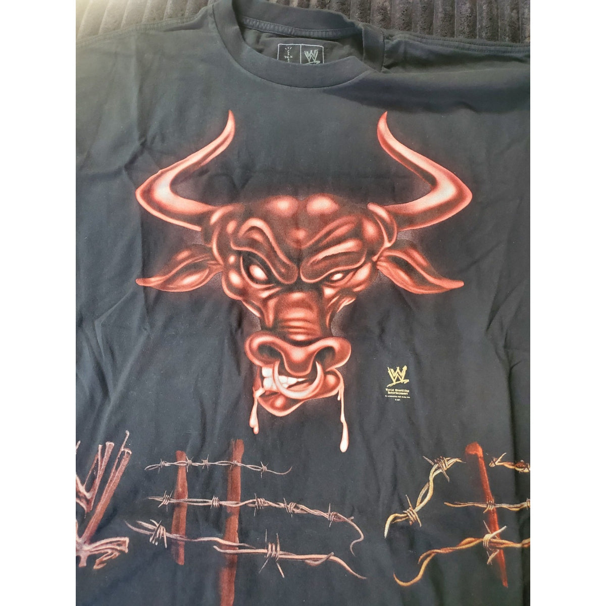 Size XL - Travis Scott X WWE The Rock WrestleMania 41 Tee Cactus Jack IN HAND