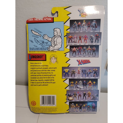 Toybiz Marvel's Uncanny X-Men Vintage Longshot 1993 5" Action Figure Knife Throw