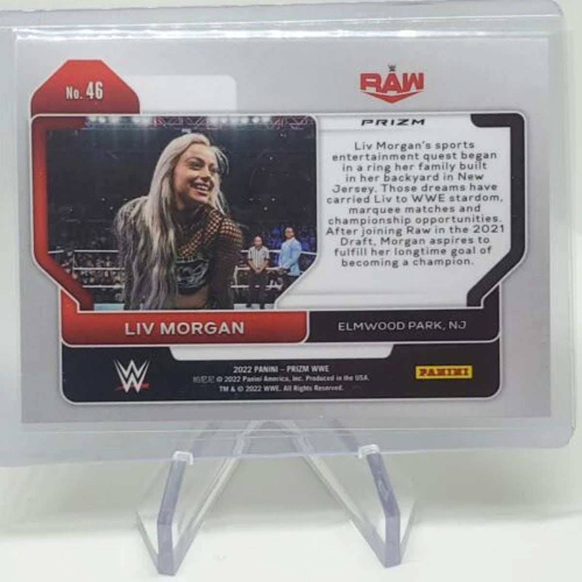 Silver Prizm 2022 Prizm WWE Liv Morgan #46 Y141