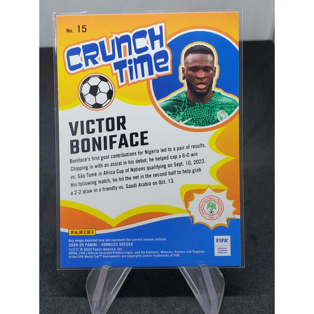2024-25 Panini Donruss Fifa - Crunch Time Victor Boniface #15