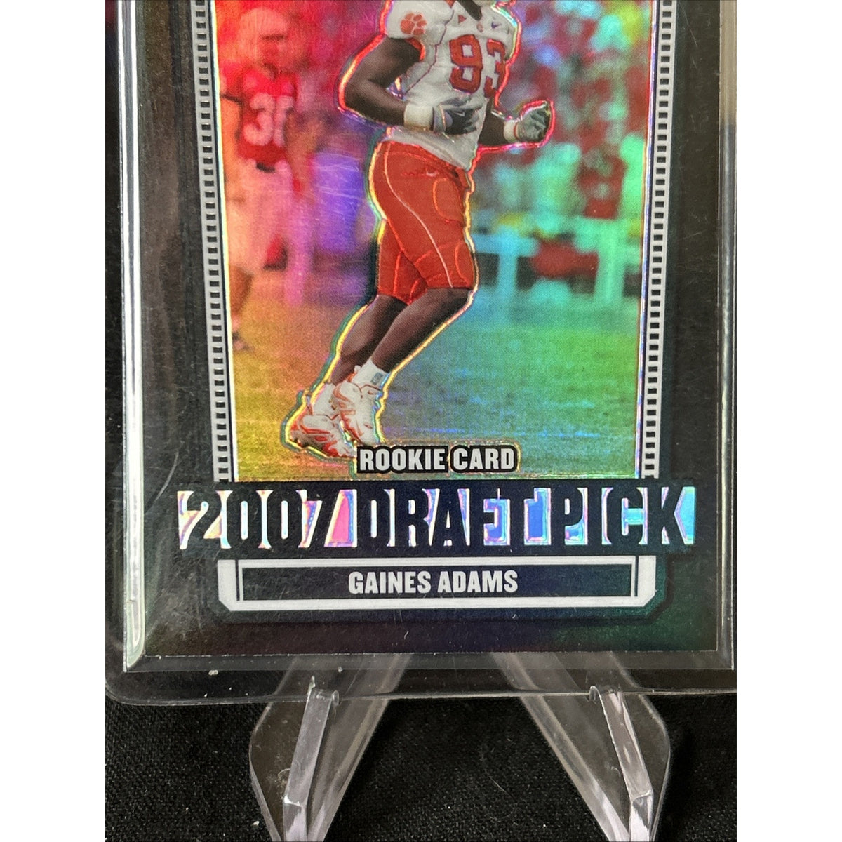 2007 Topps Draft Picks and Prospects (DPP) Chrome Black Gaines Adams Rookie RC