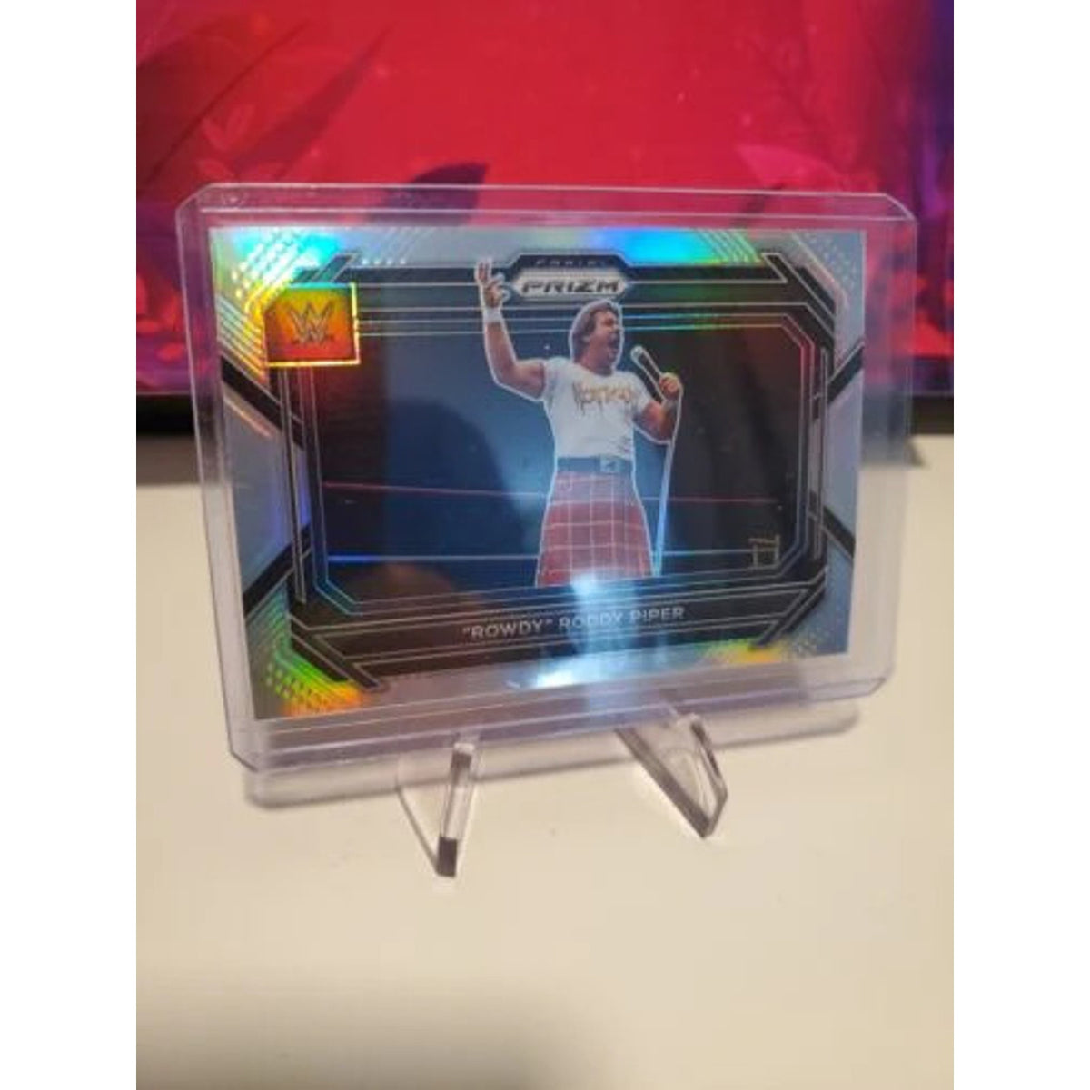 2023 Rowdy Roddy Piper Panini WWE Prizm Silver Prizm No. 19