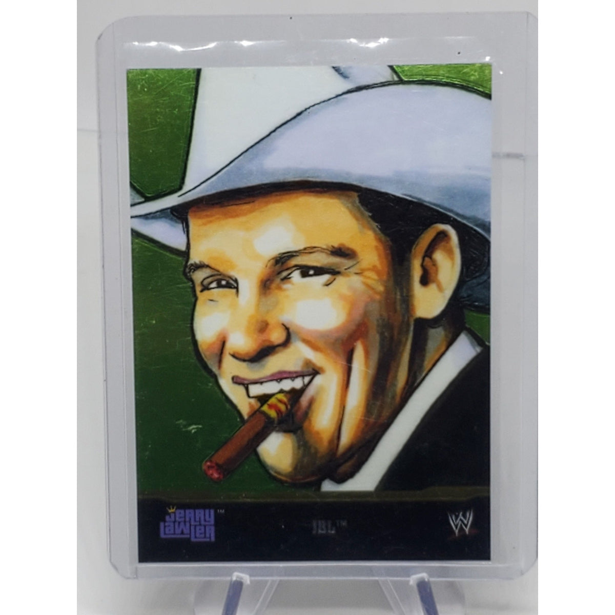 JBL 2014 Topps #8 WWE "Champion Portraits" Chrome Card Jerry The King Lawler