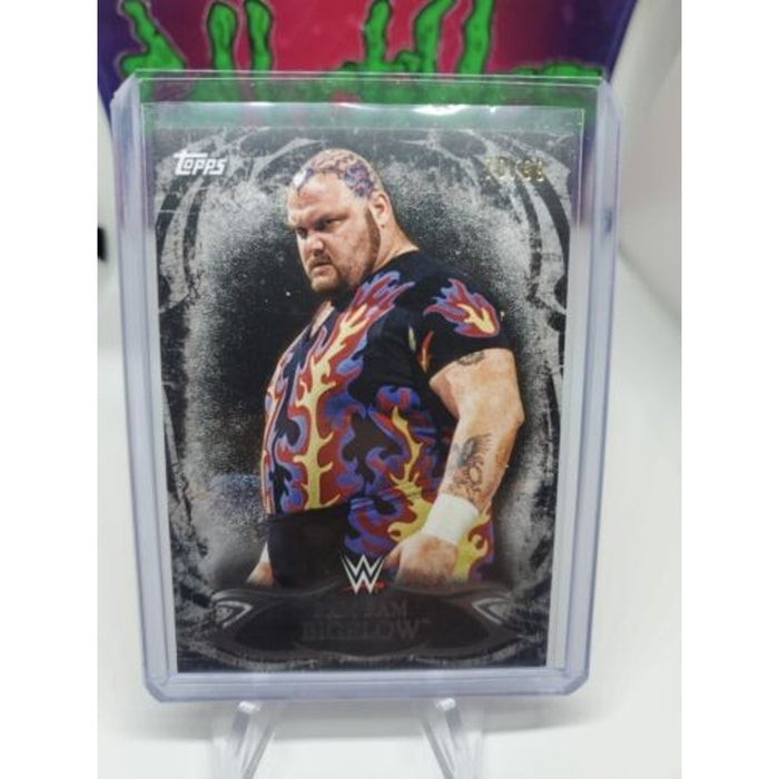 2015 Topps WWE Undisputed Black #93 Bam Bam Bigelow #/99 SP HOF