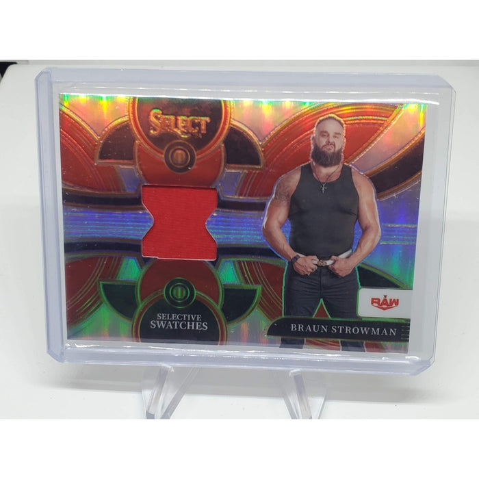 Braun Strowman 2024 Panini Select WWE Selective Swatches Relic Patch Silver