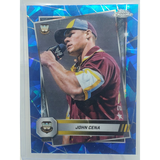 John Cena | 2025 | WWE | Topps Chrome Sapphire | Legendary | 17 Championship |
