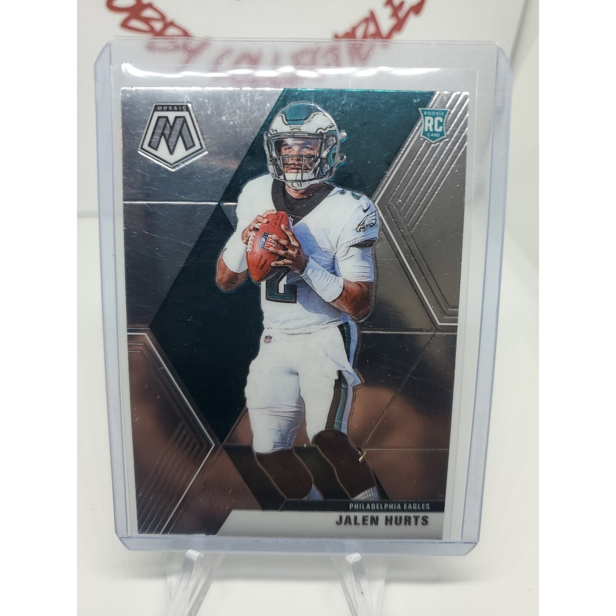 2020 Mosaic Jalen Hurts Rookie Card RC #222 Eagles