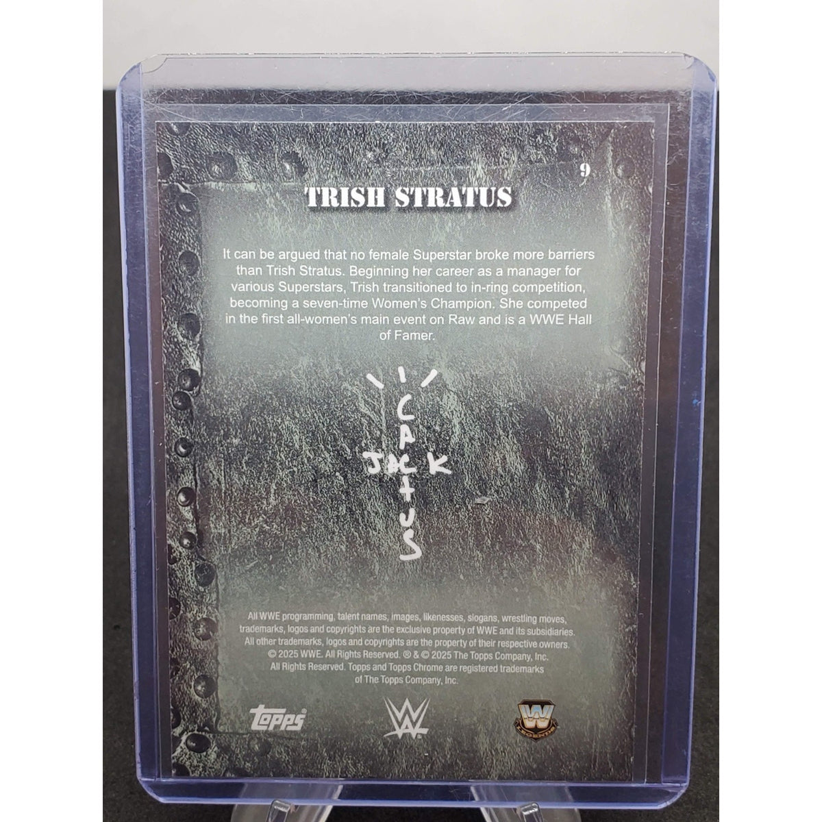 2025 Topps Chrome WWE X Cactus Jack - Trish Stratus, Trish Stratus #9