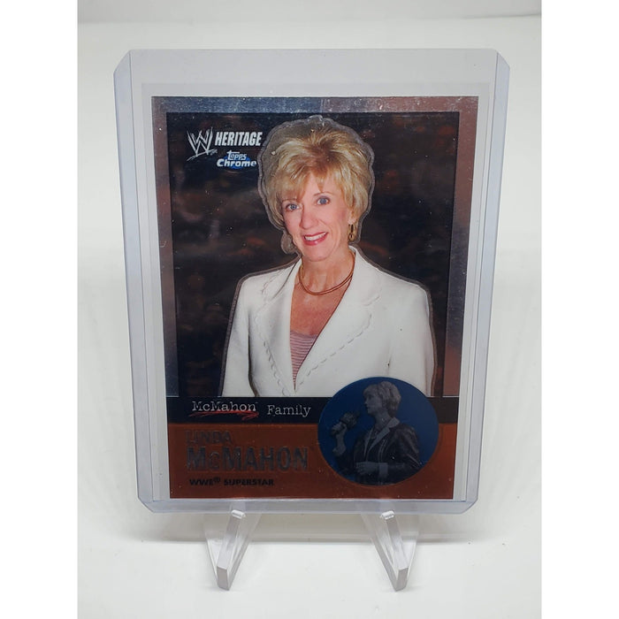 2007 Topps Heritage WWE Chrome Heritage II - Linda McMahon #57